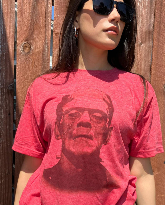 Frankenstein Vintage Graphic Design T-shirt